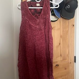 cute Oneill brand ladies tank with lace back detail